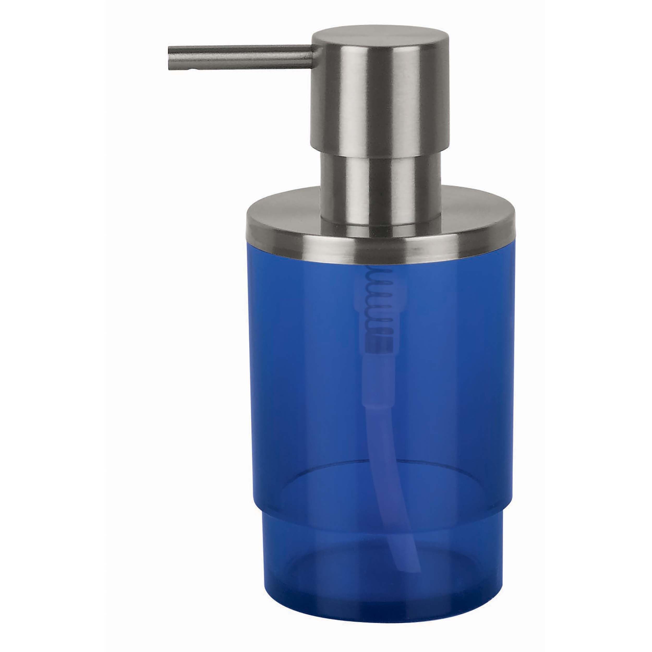 Spirella Nyo Acryl Soap Dispenser, Clear Navy