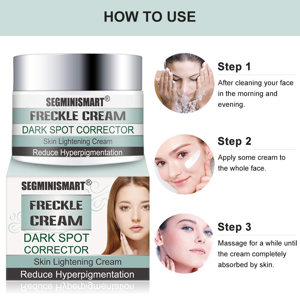 segminismart freckle cream