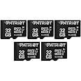 Patriot Memory LX Series Micro SD Flash Memory Card 32GB - 5 Pack