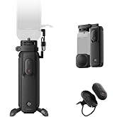 Insta360 FOMO Power Handle with 6100mAh Battery, Mini Remote, Foldable Quadpod, Pre-Recording Support for X5, X4, X3, X4 Air, Travel Vlogging, Outdoor Adventures, Group Photos