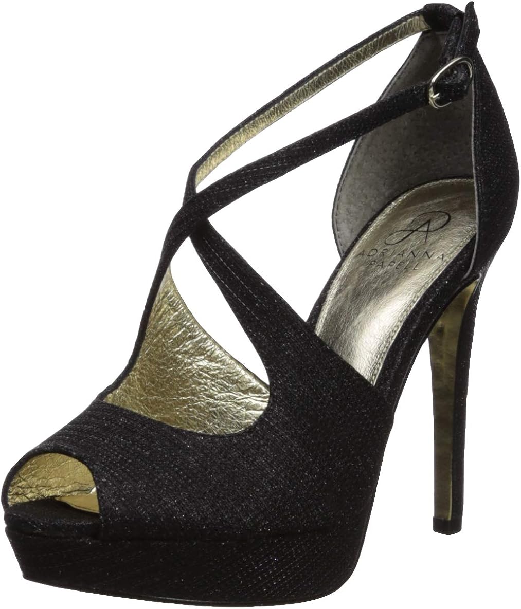 adrianna papell rosalie platform evening sandals