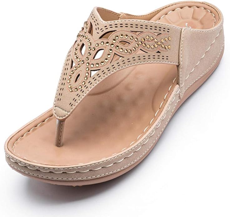 Sandali Con Supporto Arco Per Donna | Infradito Morbidi Con Plantare