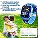 SZBXD Kids Waterproof Smart Watch, LBS/GPS Tracker Touchscreen SOS Anti-Lost Camera Alarm Clock Voice Chat Games Smartwatch Phone Birthday Gifts for Children Girls Boys(Blue)