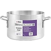 Winco 6.0mm Aluminum Sauce Pot, 34-Quart