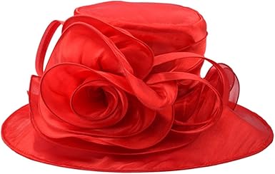 ladies red wedding hats uk