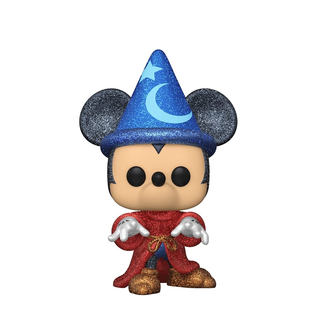 POP Disney Fantasia 990 Sorcerer Mickey Diamond Glitter Sticker Culture