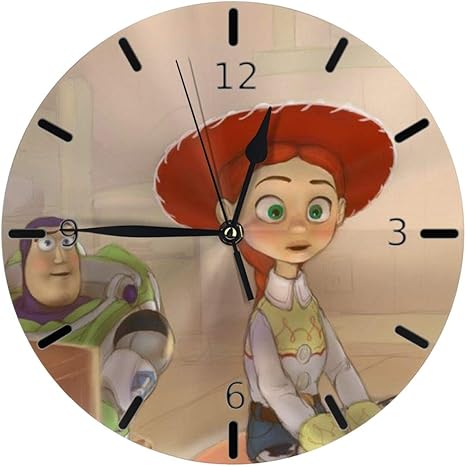 Amazon Co Jp トイストーリーキャラクター10 掛け時計 円形 シンプル 静音 おしゃれ 高級感 フレームなし インテリア 壁掛け時計 置き時計 ホーム キッチン