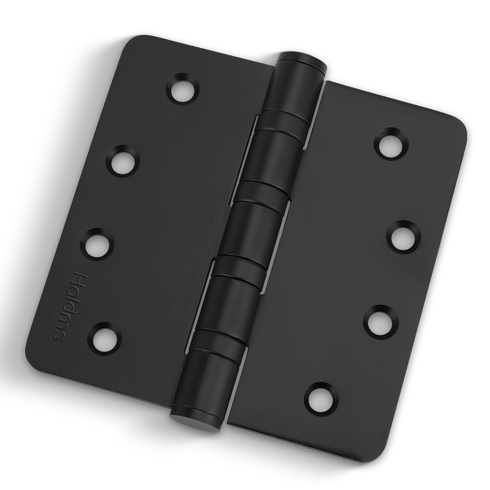 Photo 1 of 6Pack Haidms Black Door Hinges Heavy Duty Door Hinges Matte Black Ball Bearing Stainless Steel Hinges with 1/4" Radius Corner