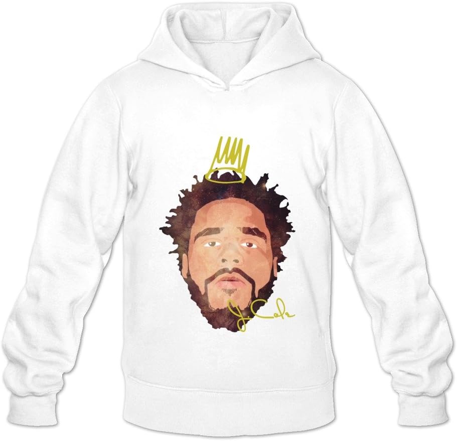IHoo Men J. Cole Hood Shirt White L