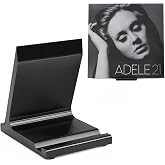CELSOL Now Playing Vinyl Record Stand, Stable L-Shaped Record Holder, Black | Unobstructed vinyl display holds 1-3 LPs, 180g records and gatefolds. Ready to use, it is a stylish gift for vinyl lovers.