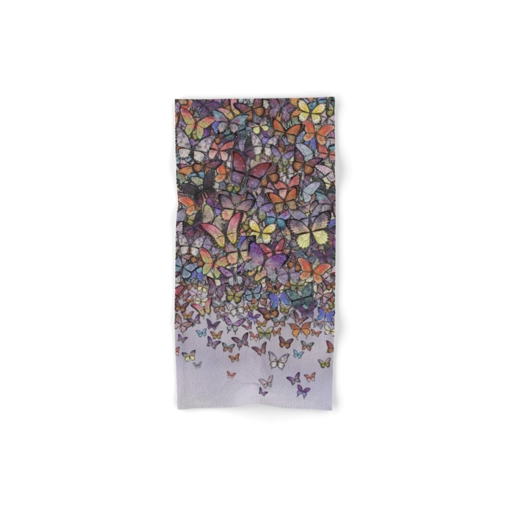 Chic Society6 Butterfly Cascade Hand Towel 30 X15