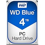 WD Blue 4TB  Desktop Hard Disk Drive - 5400 RPM SATA 6 Gb/s 64MB Cache 3.5 Inch  - WD40EZRZ