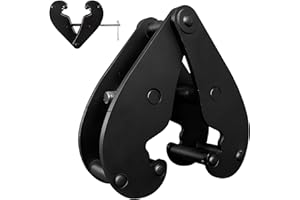 OKSTENCK Heavy-Duty Beam Clamp 2-ton/4400 LBS Capacity, Heavy-Duty Beam Lifting Jig, One-Piece Alloy Steel Forging