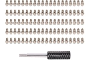 YSKMLOLP 100pcs M2 M3 Steel Scale Beadlock Ring Screws 1.9 2.2 Wheel Rims for 1/10 RC Crawler Car TRX4 Axial SCX10 AXI03007 VS4-10 LCG (M2 8mm)
