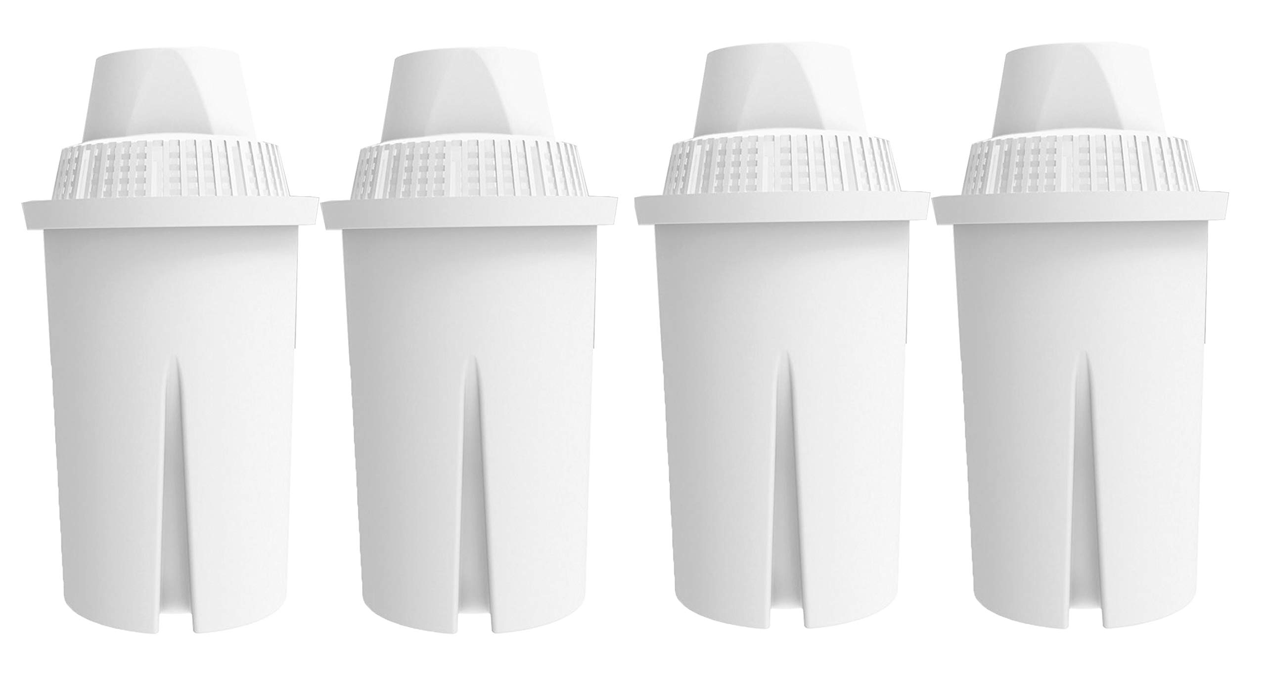 4X AquaHouse AH-PBC Replacement Water Filter Cartridges Compatible with Brita Classic, Boots, Tefal, and All Classic Water Jugs
