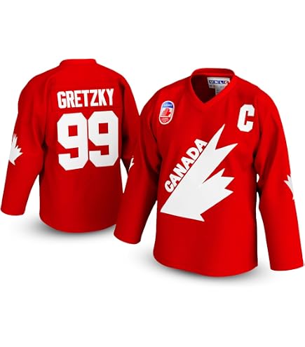 CCM - 超貴重レアモデル　1991 NHL オールスター　99番グレツキー　ユニフォーム Amazon.com: Youth 99 Gretzky Hockey Jersey 1991 Team Canada Ice