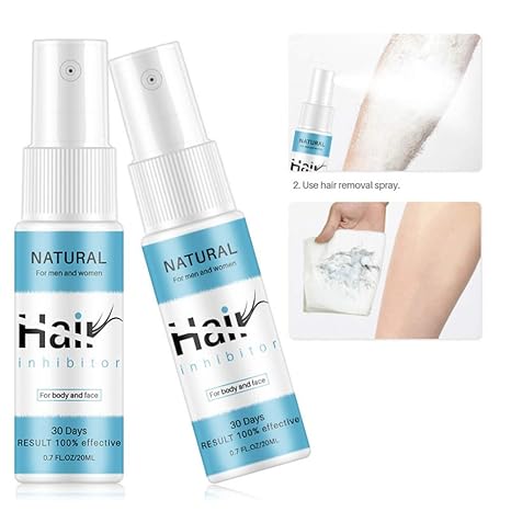 Allbestaye Hair Growth Inhibitor Depilatory Spray Hair Removal