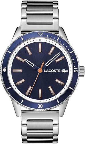 lacoste navy watch