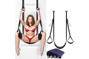 BDSM Sex Bondage Restraints Neck Support Sex Pillow, Thigh Restraint Sling Ankle Adjustable Straps Sex Toys for Couples Posit