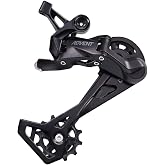 microSHIFT | Advent Rear Derailleur | 9 Speed | Long Cage | Black | microSHIFT ADVENT 9-Speed Long Cage Rear Derailleur - Wide Range, Smooth Shifting