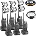 BaoFeng BF-888S Two Way Radio with Built in LED Flashlight (Pack of 6) +Covert Air Acoustic Tube Headset Earpiece primary