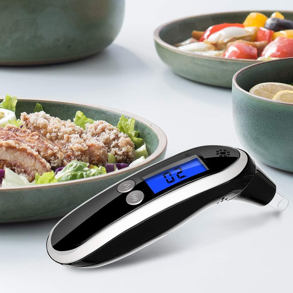 EEK-Brand Ketone Meter Professional Grade Digital Ketone Breath Analyzer Tracing Ketosis Status with 10 Mouthpieces (Black) - Image 5