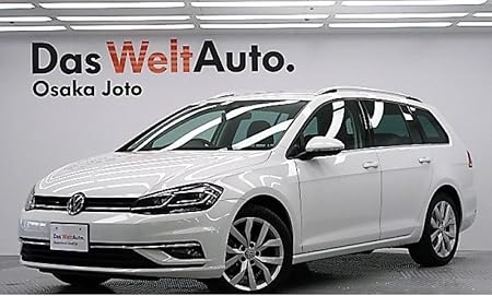 Amazon 中古車 頭金10 000円 支払総額3 233 400円 H29年式 ゴルフヴァリアント ｔｓｉハイライン 走行距離 9400km カラー ピュアホワイト 車検 平成32年5月 957 純正ナビ フルセグｔｖ バックカメラ ｅｔｃ クルーズコントロール ｌｅｄヘッドライト 自動車