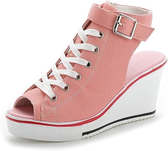 Amazon Tenten 厚底スニーカー ヒールスニーカー レディース スニーカー サンダル ハイヒール ウェッジソール カジュアルシューズ インヒール 4色 スニーカー