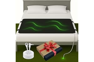 GAYA Grounding Mat for Bed King, Queen, Full Size, for Sleeping Improvement, Muscle Relaxation, Earthing Pad for Feet, Mats for Desk, Earth, Pads for Bedding, Wellness Gift