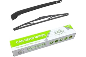 LKK Rear Windshield Wiper Arm Blade Assembly Kit Compatible with Mazda CX-7 2007-2012, CX-9 2007-2015 CX7 07-12, CX9 07-15 Rear Wiper Arm Set