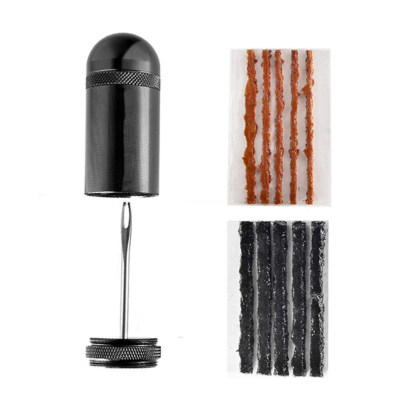 YHT Puncture Plug Repair Kit,Tubeless Bike Tire Repair Kit with Tyre Plugger and 10 PCS Tyre Repair Plugs for MTB and Road Bicycle Tyres