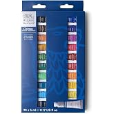 Winsor &amp; Newton Cotman Watercolor Paint Set, 20 Colors, 5ml (0.17-oz) Tubes | Introductory Watercolor made with Fine Art Pigments, Perfect for Beginners, Lightfast &amp; Permanent, Good Tinting Strength