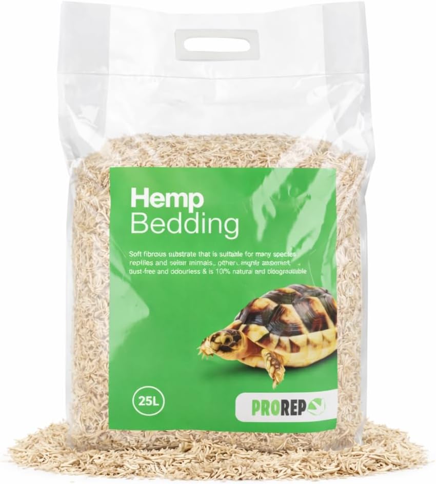 ProRep Hemp Bedding 25 Litre Natural Absorbent Low-Dust Substrate