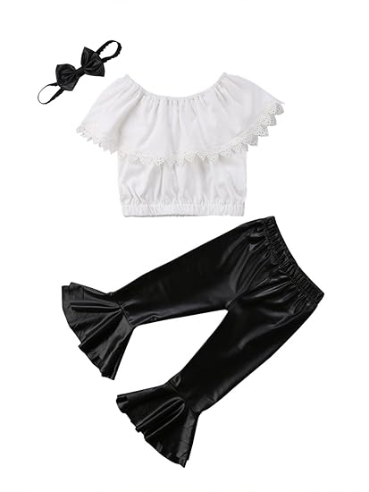 leather pants for baby girl