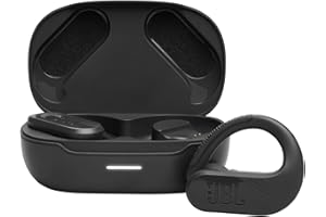 JBL Endurance Peak 3 - Dust and Water Proof (IP68) True Wireless Active Earbuds, Pure Bass Sound, Up to 50 Total Hours of Playback with Speed Charge, Ambient Aware & Talk Thru (Black)