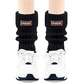 UAMOEI Knit Leg Warmers Girls Winter Long Socks for Women Leg Warmer Socks Thick Ankle Warmers Boots Long Leg Warmer