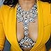 Holylove White 2016 Fashion Trend Personalized Body Statement Jewelry Necklace With Earrings - BN201613 Set
