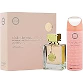Armaf Club De Nuit for Women 2-Piece Set, (3.4 Ounce Eau De Parfum spray + 6.8 Ounce perfume Body Spray)
