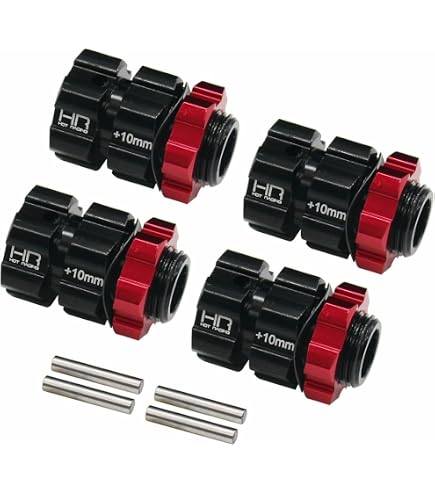 Amazon.com: Hot Racing AON117X15 Aluminum 17mm Hex Hubs 15mm