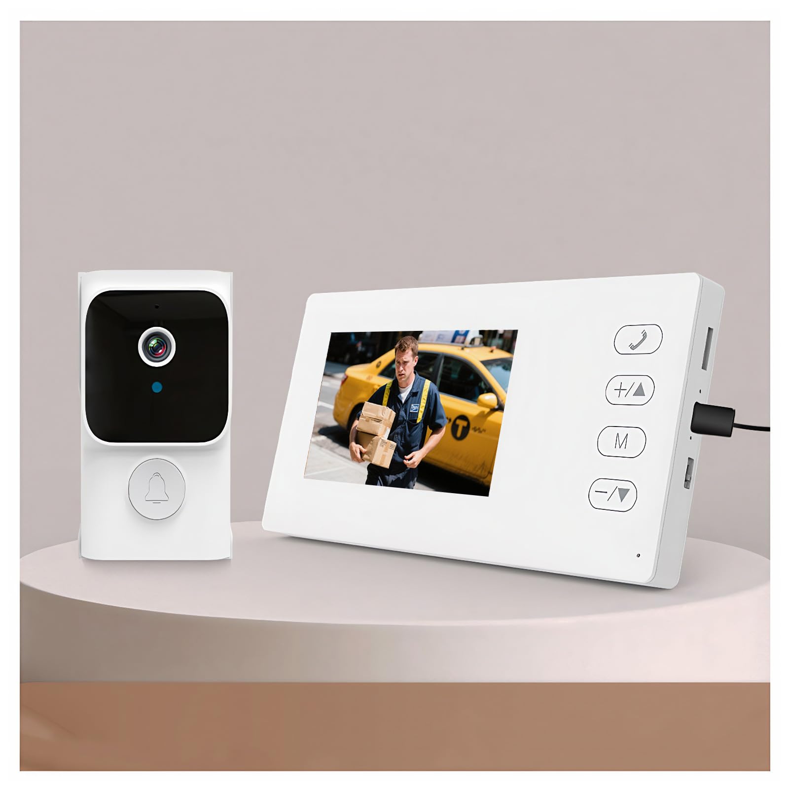 Photo 1 of ***MISSING PARTS***
CIC SHOW No WiFi Doorbell Camera with 4.5” Monitor - 100% Private, HD 720P & 2-Way Talk | Battery-Powered for Easy Setup