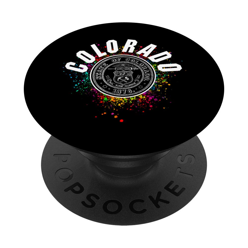 Colorado State Seal Classic CO Graphic Design PopSockets PopGrip: Swappable Grip for Phones & Tablets
