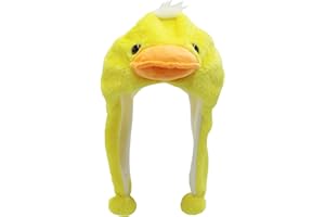 GADMEXILY Plush Animal Hat for Halloween Christmas,Cozy Funny Hats Novelty Party Cap for Girls - One Size