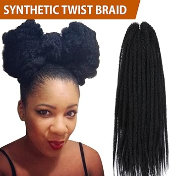 Amazon Com Fashion Idol 1 Pack 16 Inches Synthetic Afro Twist