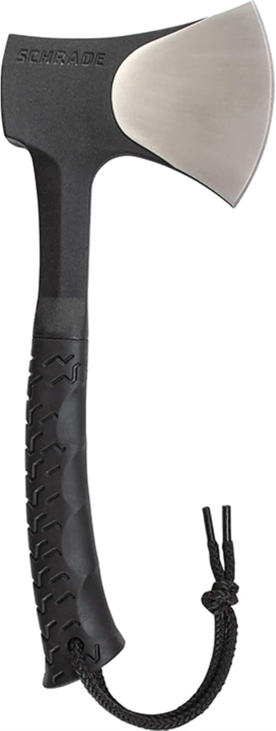 Schrade SCHCOM6CP Full Tang Hatchet and Mini Machete Combo with Stainless Steel Blades and TPR Handles for Outdoor Survival, Camping and Bushcraft : Sports & Outdoors