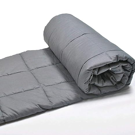 Jolitac Beschwerte Decke Gewichtete Schwere Decke Weighted Blanket Für Erwachsener Zwischen 50-68kg, Ideal für Entspannung, B