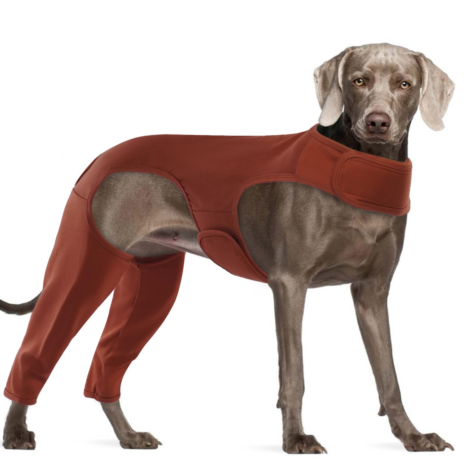 Hjyokuso Recovery Suit for Dogs - Leg Surgery Protection, Lick Sleeve to Prevent Bite, Avoids Wound Infection - 3XL