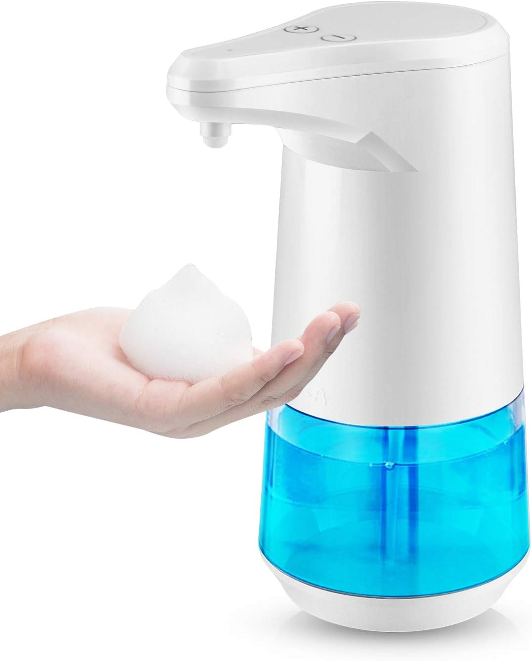 Automatic Foaming Soap Dispenser 350ml/12.3 oz, Smart Infrared Sensor Premium Waterproof IPX4, Battery Operated Countertop Automatic Soap Dispenser Touchless for Bathroom Kitchen Toilet Office Hotel: Home & Kitchen