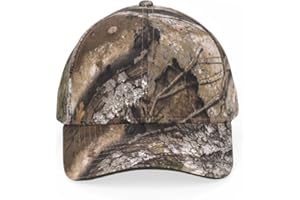 Bell Rangers Realtree APX Camo Baseball Cap Hat 100% Cotton Twill (Peached)