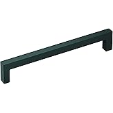 Amerock | Cabinet Pull | Matte Black | 6-5/16 inch (160 mm) Center-to-Center | Monument | 1 Pack | Drawer Pull | Drawer Handl