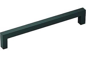 Amerock | Cabinet Pull | Matte Black | 6-5/16 inch (160 mm) Center-to-Center | Monument | 1 Pack | Drawer Pull | Drawer Handle | Cabinet Hardware